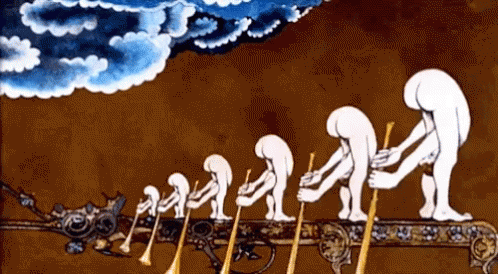 Trumpets Blowing from The Anal Hole